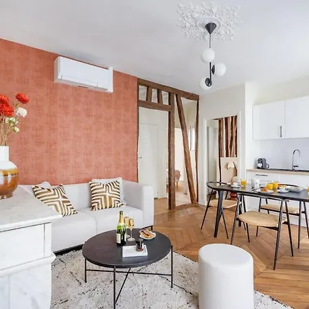 公寓 1#two Bedrooms#champs Elysees#arc De Triomphe#ac *