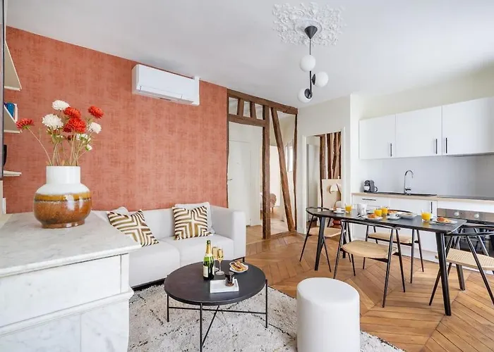 아파트 1#two Bedrooms#champs Elysees#arc De Triomphe#ac *